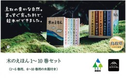 【ふるさと納税】F24-079 木のえほん1?10巻セット（各専用木箱付き）