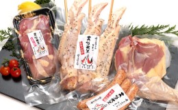 【ふるさと納税】鶏肉 天草大王 骨付きもも肉500g 大手羽先 ウインナー ブツ切りミックス 鶏 もも 鶏肉 お肉 モモ肉 ムネ肉 手羽先 キャ