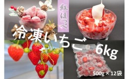 【ふるさと納税】シエルファーム 冷凍いちご 紅ほっぺ 6kg / 苺 千葉