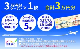 【ふるさと納税】日本旅行　地域限定旅行クーポン【30,000円分】