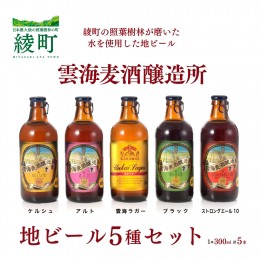 【ふるさと納税】雲海麦酒醸造所 地ビール 5種 飲み比べ 5本 セット