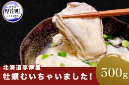 【ふるさと納税】牡蠣 北海道厚岸産 牡蠣むいちゃいました！ 生食用 500g×1 むき身