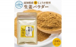 【ふるさと納税】お手軽ヘルシー 高知県産しょうがパウダー 新ショウガ 30g×8袋セット 生姜パウダー 国産 しょうが ショウガ 粉末しょう