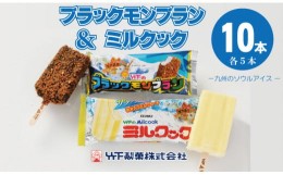 【ふるさと納税】ブラックモンブラン5本　ミルクック5本  竹下製菓 アイス クリーム スィーツ