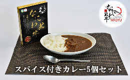 【ふるさと納税】訳アリ 賞味期限間近！【なにわ黒牛 欧風 スパイス カレー 5個 セット】