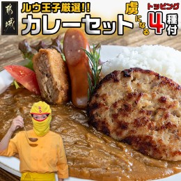 【ふるさと納税】ルウ王子厳選カレーセット プロが選ぶカレーをも〜っと楽しめるトッピング4種付_MJ-2707