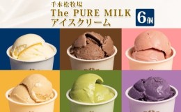 【ふるさと納税】The PURE MILKアイスクリーム6個セット【 お菓子・スイーツ 栃木県 那須塩原市 】 ns040-004