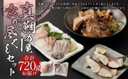 【ふるさと納税】真鯛 1尾 食べ尽くし セット(3枚卸) 計720g【firesh?】 魚 白身