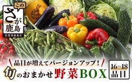 【ふるさと納税】【バージョンアップ】旬のおまかせ野菜BOXセット 16〜18品目お届け 冷蔵配送【 野菜 果物 旬 セット 詰め合わせ 】B-690