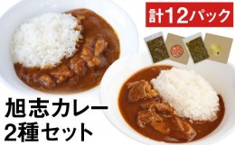 【ふるさと納税】お肉の達人 旭志 カレーセットB 2種 計12パック（各200g×6パック）