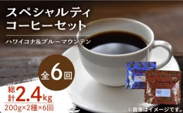 【ふるさと納税】【全6回定期便】直火焙煎だから出せる香り！スペシャルティコーヒーセット 各200g 珈琲 コーヒー ブレンド  コーヒー豆 