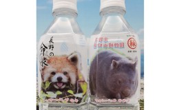 【ふるさと納税】長野の命水（茶臼山動物園ラベル）500ml×24本