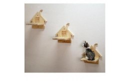 【ふるさと納税】ハンドメイド パイン材キャットウォーク（ステップ3個セット） 木製 キャットタワー 猫グッズ 猫用品