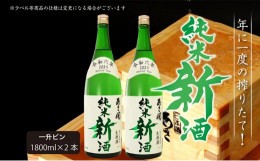 【ふるさと納税】【あさ開】令和6年新米仕込み しぼりたて純米新酒(生原酒) 1800ml×2本【本数限定＆期間限定】