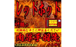 【ふるさと納税】レッドホット手羽先唐揚げ瞬間急速冷凍仕上げ　5本入×4セット【1419524】