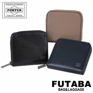 ポーター プリュム ウォレット 179-03868 10 ブラック PORTER 吉田カバン 二つ折り財布 PLUME レザー ギフト プレゼント 日本製 ラウンド