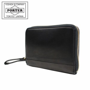 ポーター ワイズ ウォレット 341-01319 10 ブラック PORTER 吉田カバン 二つ折り財布 WISE レザー ギフト プレゼント 日本製 馬革 ラウン