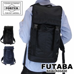 ポーター フラッシュ バックパック 689-05943 10 ブラック PORTER 吉田カバン リュックサック FLASH 日本製 B4サイズ 20L フラップ 軽量 