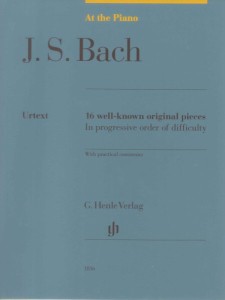 楽譜 （1816）バッハ バッハの有名な16のピアノ小品 （原典版／ヘンレ社） ／ ヘンレー