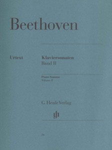 楽譜 （34）ベートーヴェン ピアノソナタ集（2） （原典版／ヘンレ社）LUDWIG VAN BEETHOVEN Piano Sonatas Vol ／ ヘンレー