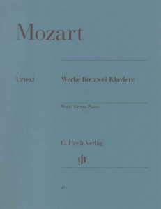 楽譜 （471）モーツァルト 2台ピアノのための作品集 （原典版／ヘンレ社） ／ ヘンレー