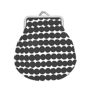 マリメッコ Marimekko 047828 RASYMATTO ポーチ BK/WT 190【24％OFF SALE】