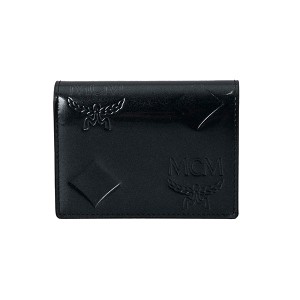 MCM MYSDATA02 AREN 2つ折小銭付き財布 BLACK