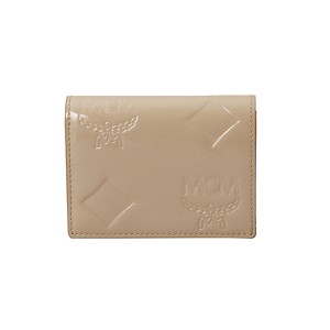 MCM MYSDATA03 AREN 2つ折小銭付き財布 IRISH CREAM