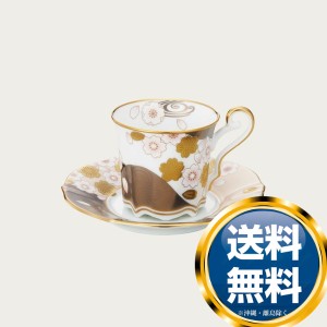 ノリタケ あやみなも コーヒーカップ＆ソーサー（桜金銀彩）