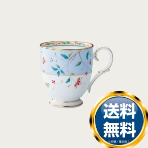 ノリタケ 花更紗 マグカップ（ブルー）