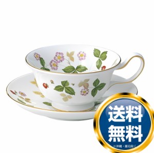 ウェッジウッド WEDGWOOD ワイルドストロベリー ティーカップ＆ソーサー ピオニー【23％OFF SALE】