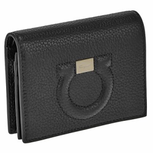 フェラガモ FERRAGAMO 22D514 CALF/NER 二つ折り財布 送料無料