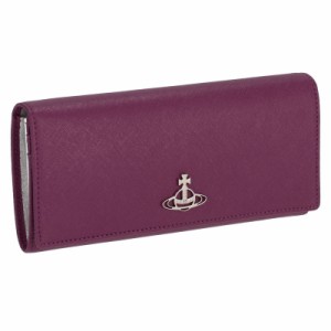 ヴィヴィアン・ウェストウッド VW 51120005-SAFFIANO/PURPLE/J401 長財布【44％OFF SALE】 送料無料