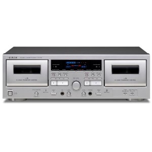 TEAC（ティアック）W-1200 シルバー ダブルカセットデッキ