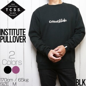 TCSS ティーシーエスエス INSTITUTE PULLOVER  スウェットトレーナー FC2036 [FB]