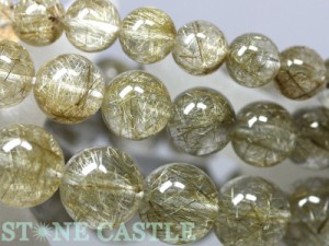 ☆高品質☆【天然石 ブレスレット】シルバールチルクォーツ (3A) (約14.5〜15mm) (ケース付)  パワーストーン 母の日 ギフト