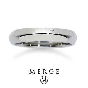 MERGE マージ ステンレス 鏡面 カット リング 15〜23号 ステンレスリング 金属アレルギーフリー 指輪 メンズリング シンプル プレーン ラ