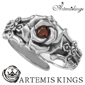 【ArtemisKings】クリムゾンローズリング(フリーサイズ)シルバー925 シルバーリング メンズ シルバー 指輪 アルテミスクラシック