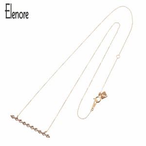 Elenore Jewelry 10金ホライゾンネックレス エレノアジュエリー/送料無料 10金ネックレス ブランド レディース トパーズ ゴールド