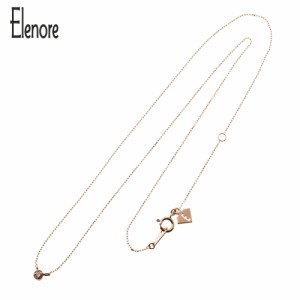 Elenore Jewelry 10金一粒トパーズペンダント エレノアジュエリー ネックレス チェーン付き K10 トパーズ 金鎖 ゴールド gold ブランド