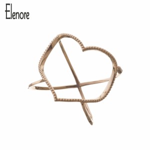 Elenore Jewelry 10金オープンハートリング 9号〜13号 エレノアジュエリー モード リング 金指輪 ゴールド gold ブランド 日本製