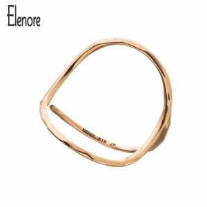 Elenore Jewelry 10金オープンサークルリング 9号〜13号 エレノアジュエリー モード リング 金指輪 ゴールド gold ブランド 日本製