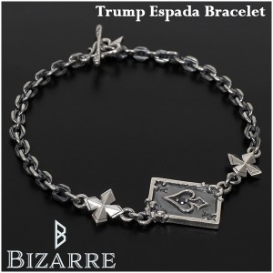 BIZARRE ビザール トランプエスパーダ シルバーブレスレット メンズ アクセサリー シルバー925 ブレスレット ブランド