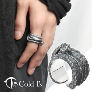 Cold I's グリーンパイソン 巻きつき リング 15〜27号 シルバー925 指輪 シルバーアクセサリー ミドリニシキヘビ ニシキヘビ ヘビ 蛇 ス