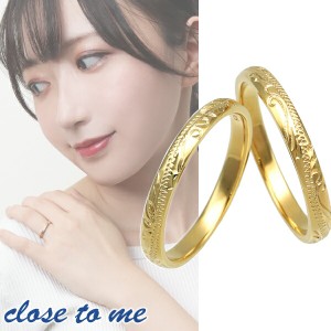 close to me K23RGP ハワイアン シークレットハート ペアリング 7〜21号 シルバー925 K23 23金 金色 ブルーダイヤモンド ハワイアン