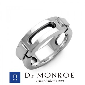 ドクターモンロー Dr MONROE ユニセックス ラージタイプ  シンプル モード スタイリッシュ メカ メカニカル 指輪