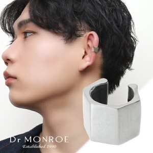 Dr MONROE ドクターモンロー ヘキサゴン 幅広 イヤーカフ 1P 片耳用 シルバー925 六角形 多角形 シンプル 定番 小さめ さりげない