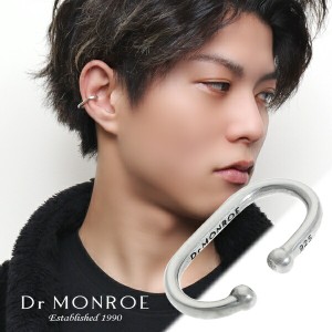 Dr MONROE ドクターモンロー シンプル イヤーカフ L 1P 片耳用 シルバー925 楕円形 クリップ 定番 大きめ さりげない シルバーアクセサリ