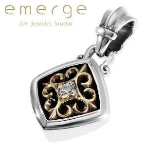 emerge エマージュ グローリー コンビ ペンダントトップ チェーンなし ネックレストップ ペンダント トップ ヘッド シルバー シルバー925