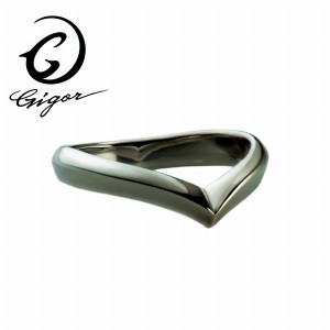 GIGOR ジゴロウ エンジィリング FIENAL series フィーナルシリーズ V字 V型 ブイ 細身 細い ギフト プレゼント 指輪
